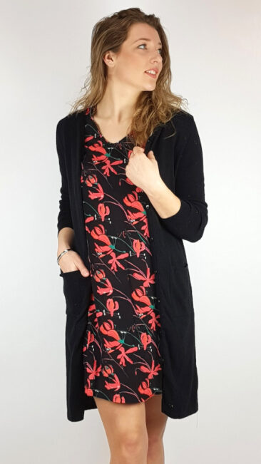 zilch-jurk-orchid-black-tante-betsy-lang-zomervest-zwart