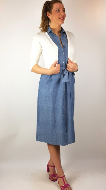 lily-balou-jurk-tanja-denim-blue-zilch-kort-bamboe-vestje-offwhite