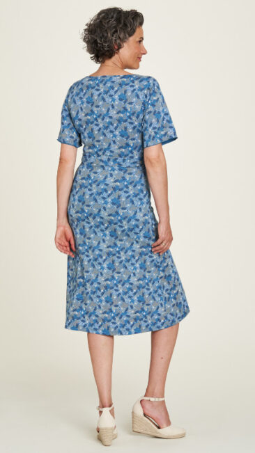 tranquillo-jurk-midi-v-neck-bloom