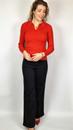 nice-things-trui-lapel-neck-red-orange-cloud9-broek-lotus-black