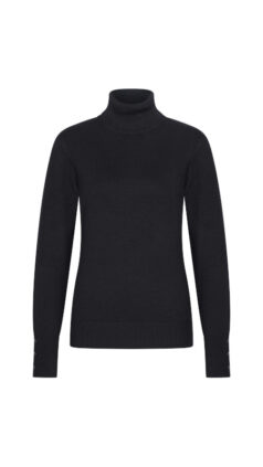 zilch-bamboe-top-high-neck-black