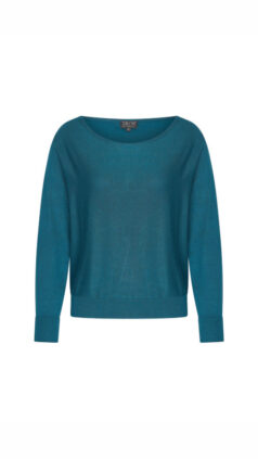 zilch-bamboe-top-batsleeve-petrol